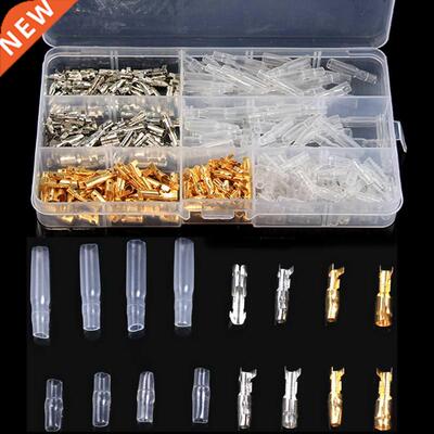 360/240Pcs 4mm Car Auto Motorcycle Bullet Terminal Male Fema