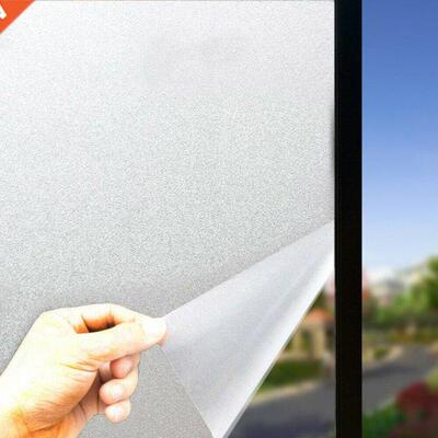 1/2m Window Privacy Film Frosted Window Glass Sticker Bathro