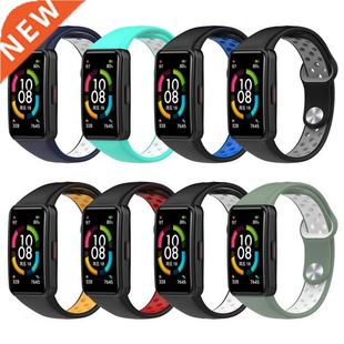 For Huawei Band Silicone Wristband Strap Breathable Watch