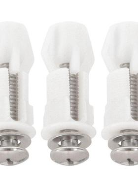 Toilet Seat Hinges Screws WC Hole Fixing Easy Installation 6