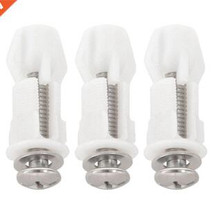 Toilet Seat Hinges Screws WC Hole Fixing Easy Installation 6