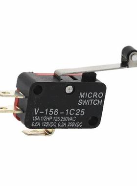 100Pcs V-156-1C25 Roller Lever Arm SPDT 1NC Micro Limit