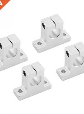 4Pcs SK20 Silver Bearing Linear Rail Shaft Motion Guide Supp