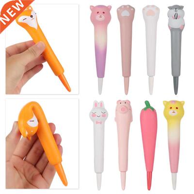 Novelty Cartoon Pencils Stress Relieve Squishy Gel Pen Sign