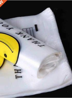 50pcs/pack 3 Sizes Carry Out Bags Smile Gift Bag Retail Supe