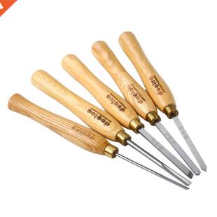 5PCS Professonal HSS Lathe Chsels Woodworkng Turnng Lath