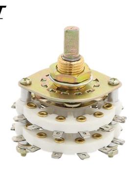 KCZ4*5 4P5T Dual Decks 24Pins Band Channel Rotary Switch Sel