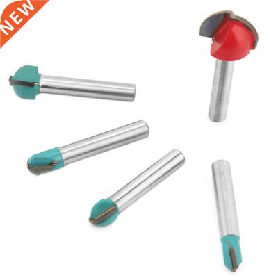 5 pcs Router Bit Set Round Bottom Knife Woodworking Cutter S