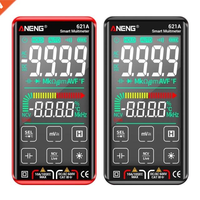 Digital Multimeter 9999 Counts TRMS Auto-Ranging Color LCD S