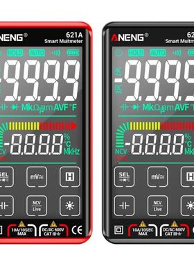 Digital Multimeter 9999 Counts TRMS Auto-Ranging Color LCD S