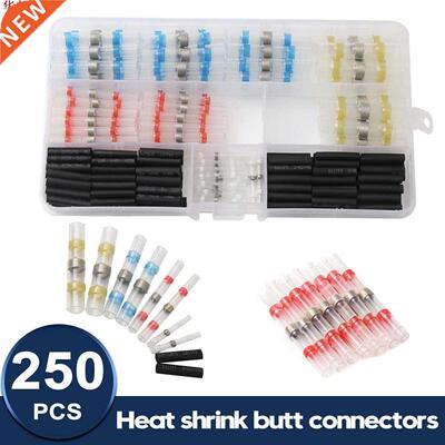 250PCS Heat Shrink Soldering Sleeve Terminals Insulated Wate