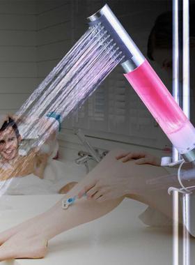 7 Color LED Shower Head LED Rainfall Changing Shower Head p