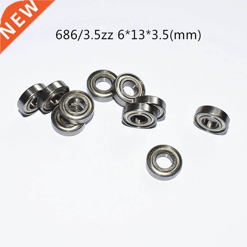 10pcs 618/6ZZ 686ZZ-3.5 6*13*3.5(mm) free shipping chrome s