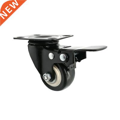 Premium Polyurethane PU load-bearing Casters with brake Sile