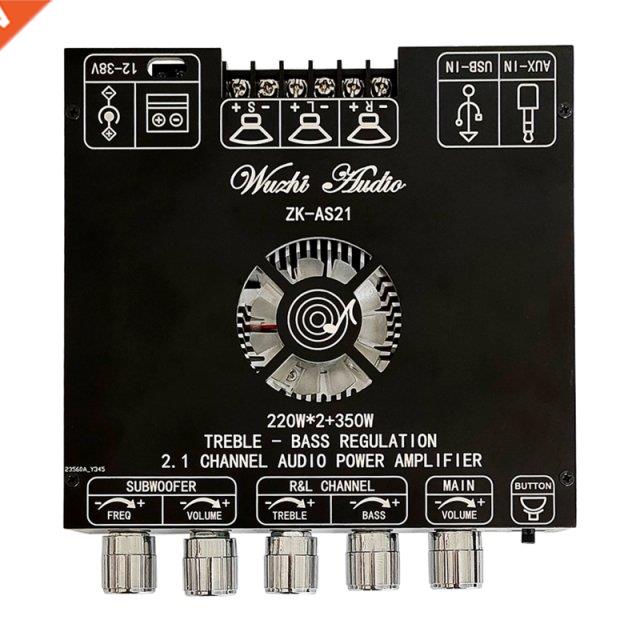 ZK-AS21 Bluetooth-Compatble Dgtal Amplfer Board Stereo