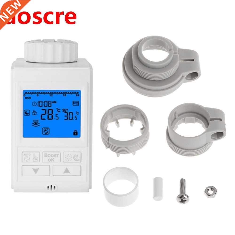 Programmable Thermostat Timer TRV Radiator Valve Actuator Te