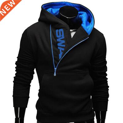 2021 New Men	s Sports Hooded Sweatshirt Men Plus Size