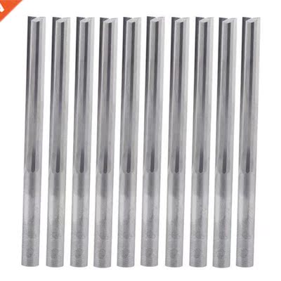 10Pcs/set 4x32mm Double-edged Straight Slot Milling Cutter C