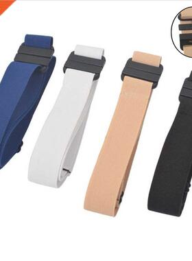 New Unisex Buckle-Free Elastic Belt For Jeans Pants Dress Sr