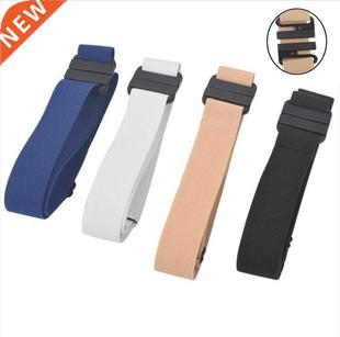 New Unisex Buckle-Free Elastic Belt For Jeans Pants Dress Sr