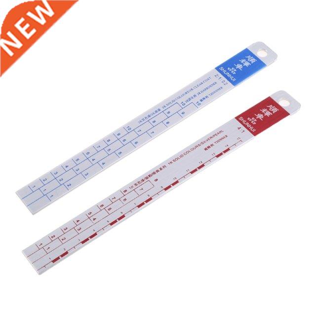 1pc Standard Car Paint Ruler Suitable for Cars Mixing Tool R