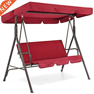 3 Seat Swing Canopies Seat Cushion Oxford cloth Cover Set Pa