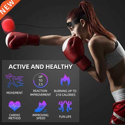 Pelota de reflejo de boxeo, banda para la cabeza, enrenamien