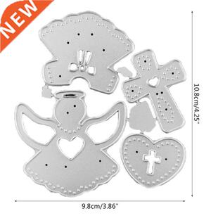 Angel Love Cross Metal Embossing Stencils for Scrapbooking C