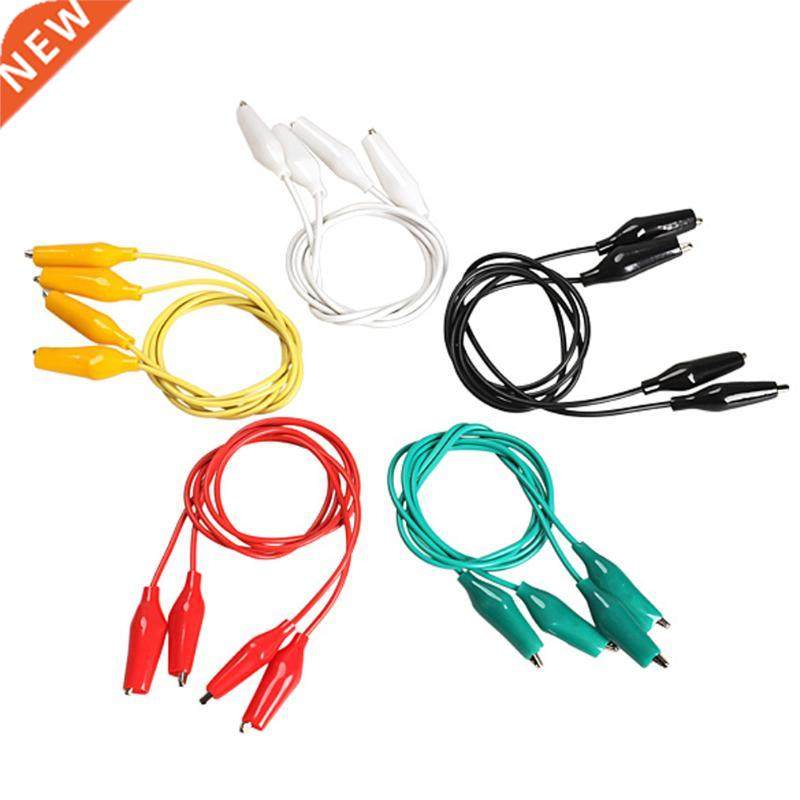 10pcs Alligator Clips DIY Test Leads Alligator Double-ended