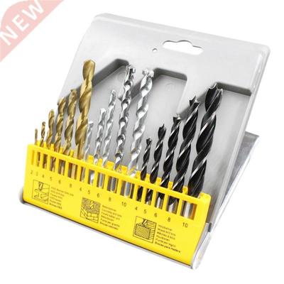 16pcs 210mm Highcarbon Steel Wood Drill Bits Set Cement Wood