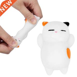 Mini Cute Squeeze Toy Cartoon Kawaii Cat Rubber Sress Relief