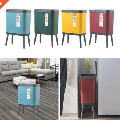 15L Kitchen Trash Can Waste Basket Cupboard Bathroom Bedroom