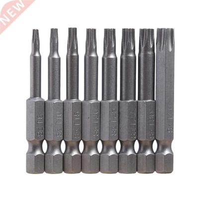 1/4 Inch Torx Bits 50 mm Long Torx Set T8, T10, T15, T20, T2