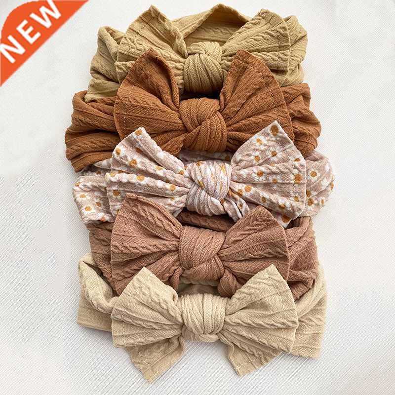 5Pcs/Lot Baby Headband Cable Knit Headbands For Children Ela