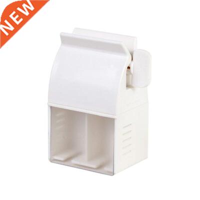 Wall Mounted Toothpaste Dispenser Squeezer Dustproof Toothbr