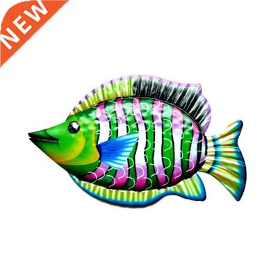 Metal Fish Hanging Wall Decor Art Bathroom Bedroom Sculpture
