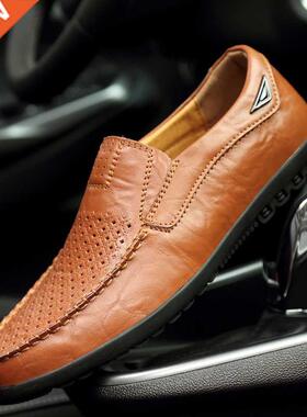 Italian Men Shoes Casual Luxury Brand Summer Mens Loafers Ge