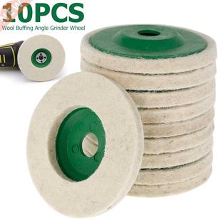 Wheel Inch Angle Pads Buffing Polishing Wool 100mm 10Pcs