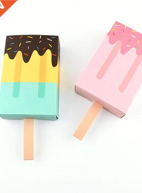 10pcs Ice cream shape Wedding party Favor Box Candy box reat