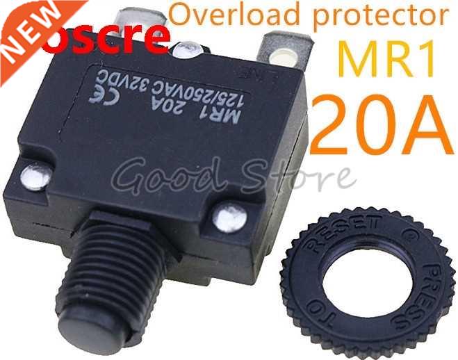 1pcs Reset thermal switch MR1 20A 125/250VAC 32VDC overload