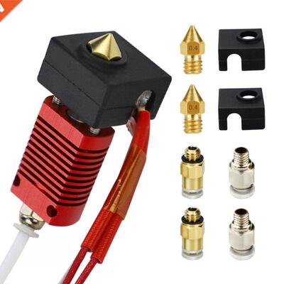 9Pcs 3D Printer Parts Extruder Hot End Kit Assembled Extrude