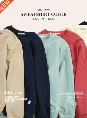 SIMWOOD 2022 Spring New Hoodies Men Casual Minimalist Sweats