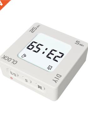 Time Management Pomodoro Timer Creative Square Alarm Clo