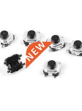 20 Pcs 4mmx3mmx2mm Round Push Button 4 Terminal DIP PCB Mome