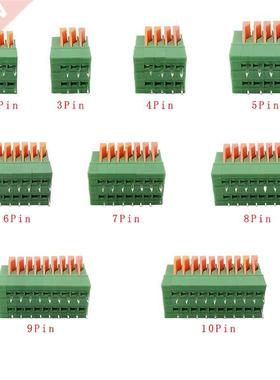 5/10Pcs KF141R KF141V 2.54mm 2/3/4/5/6/7/8/9/10 Pin Spring T