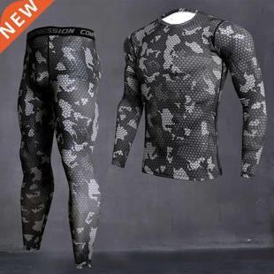 Thermal Underwear Set Men& Johns Camouflage Long Winter 9;s
