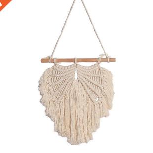 Hand Woven Chic Wall Tapestry Hanging Wings Macrame Angel