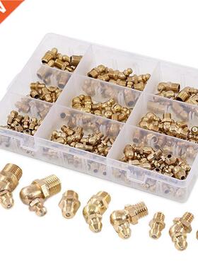 145-Pcs Metric Standard Brass Hydraulic Grease Fitting Assor
