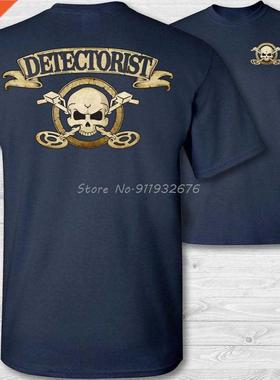 Double Side Metal Detector Crossbones T-Shirt - asure Detect
