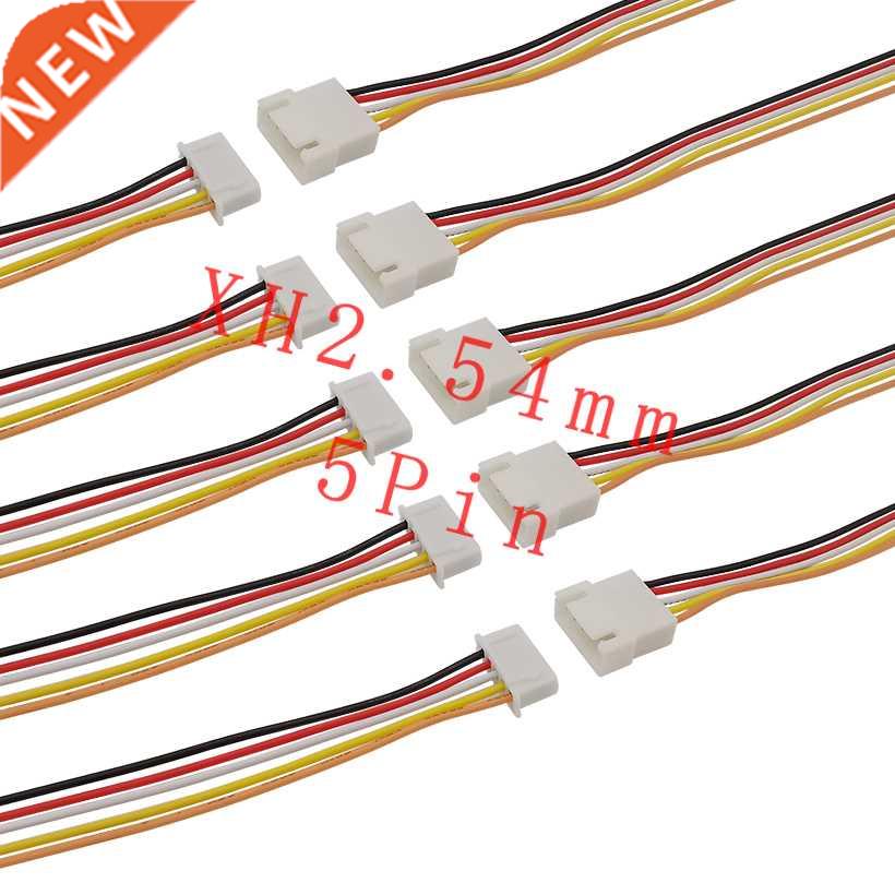 2/5/10Pair JST XH2.54mm 5 Pin Male Female Plug Socket Wire C